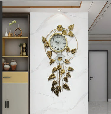 The Serene Botanist's Clock (39 x 20 Inches)